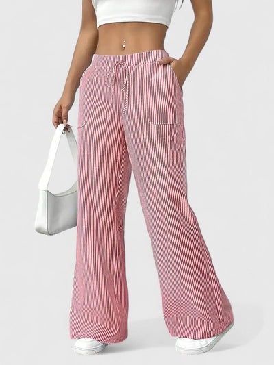 Dominique™ | Comfortable Wide Trousers with Elegant Details