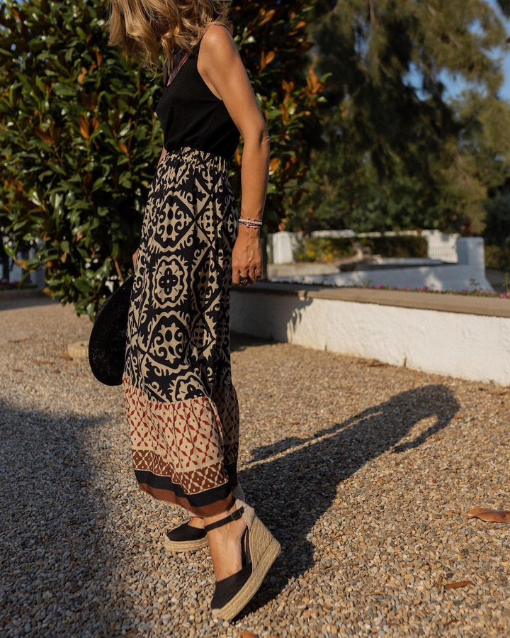 Sierra™ | Boho Maxi Skirt
