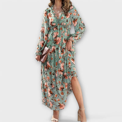 Helen™ | Elegant Floral Dress