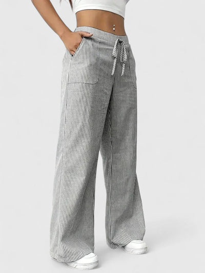 Dominique™ | Comfortable Wide Trousers with Elegant Details