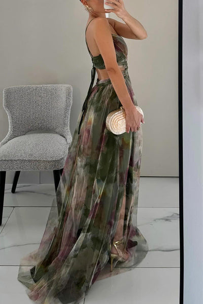 Carola™ | Charming Maxi Dress with Floral Print