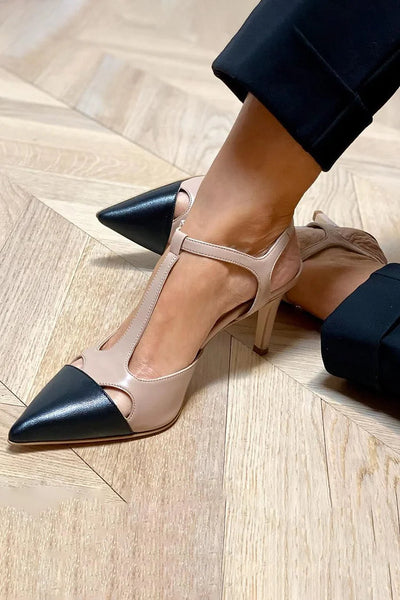 Evrardine | Two-Tone Pointed Heels