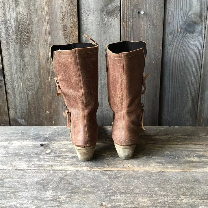 Amparo™ | Elegant Leather Fall Boots