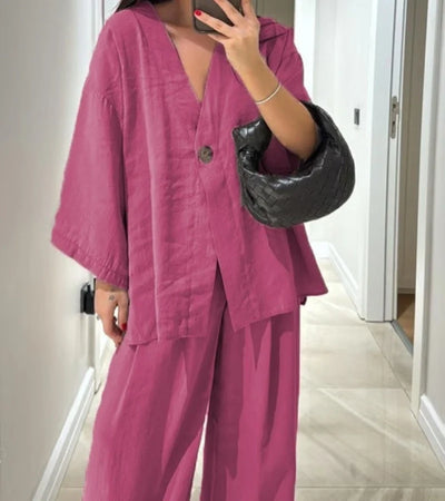 Teresa™ | Casual Linen Loose-Fitting Set