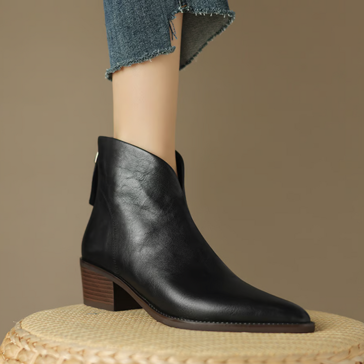 Anita™ | Luxury Ankle Boots with Low Heel