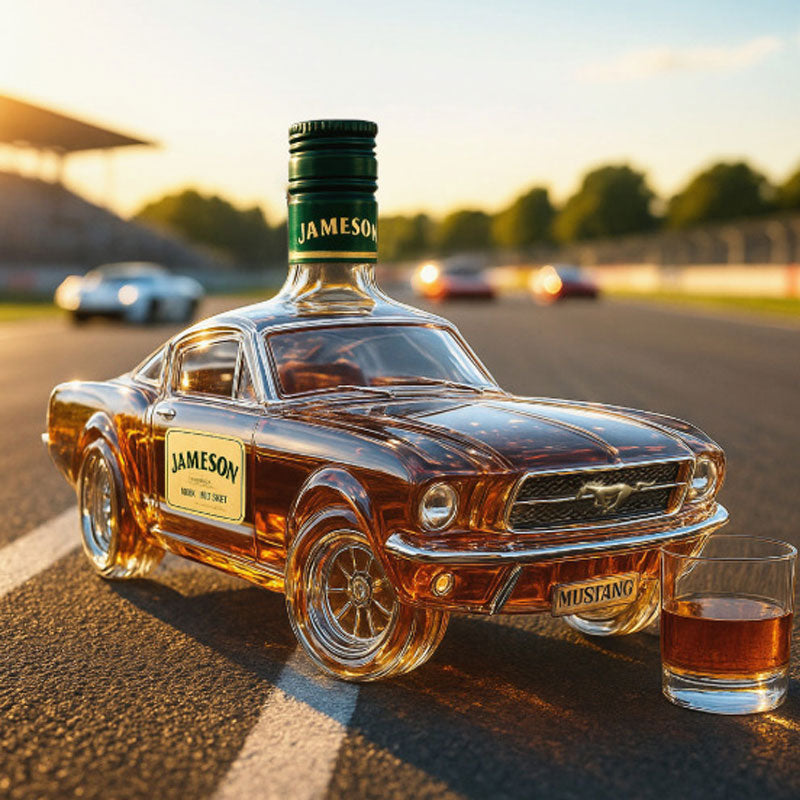 Bronco Mustang Whiskey Bottle