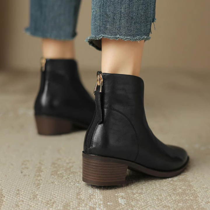 Anita™ | Luxury Ankle Boots with Low Heel