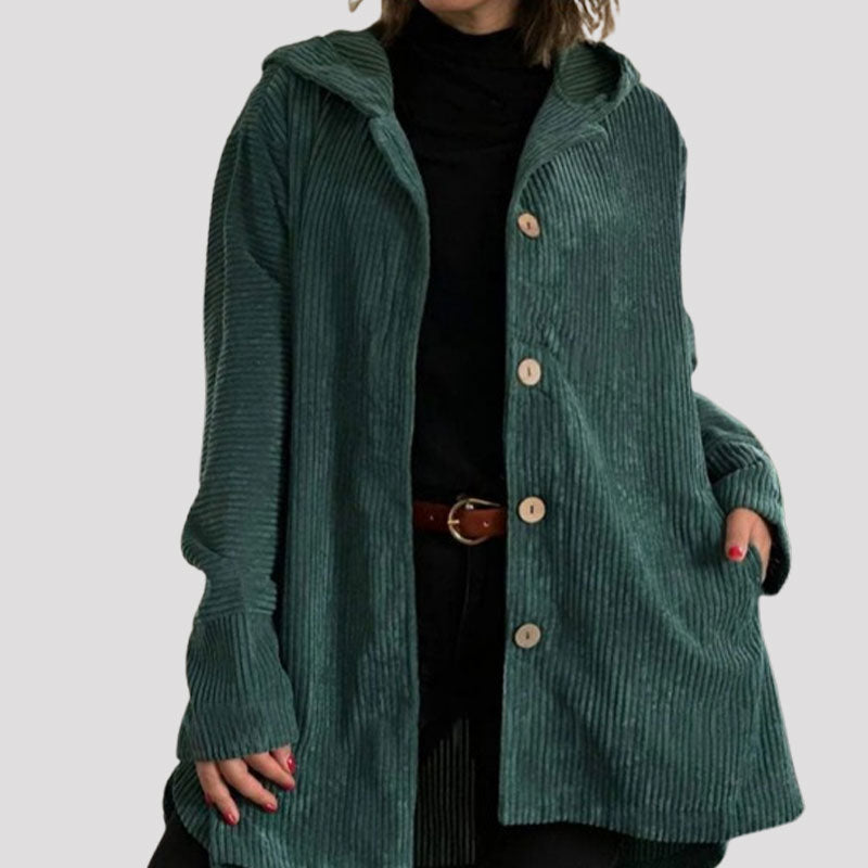 Amelie™ | Casual Velvet Hooded Autumn Jacket
