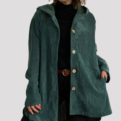 Amelie™ | Casual Velvet Hooded Autumn Jacket