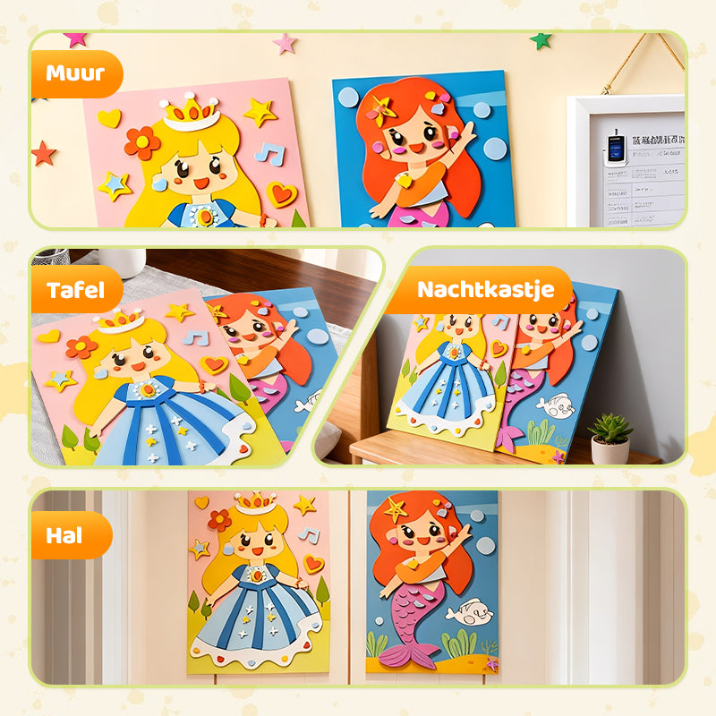 🔥Sale 50% Off🔥DIY 3D EVA Craft Stickers for Kids