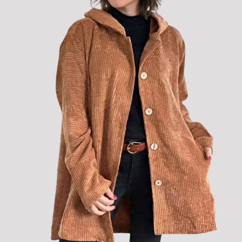 Amelie™ | Casual Velvet Hooded Autumn Jacket