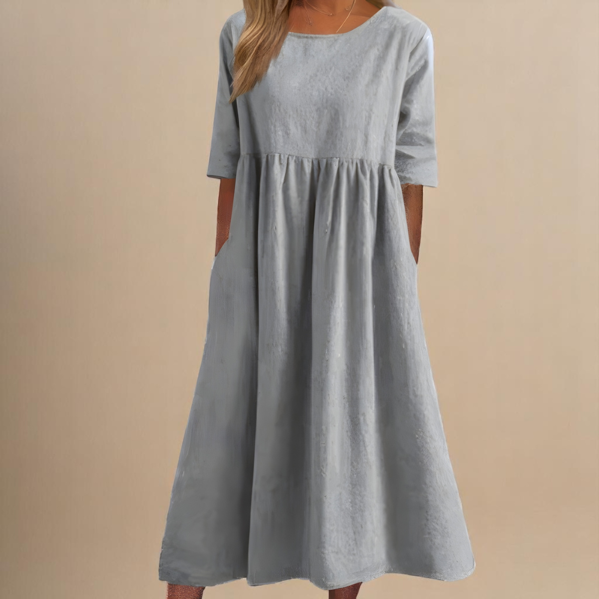 Soof™ | Flattering Cotton Dress