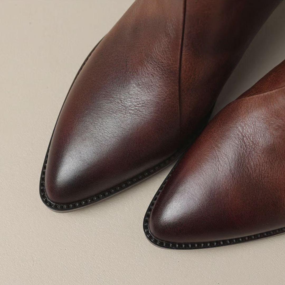 Anita™ | Luxury Ankle Boots with Low Heel