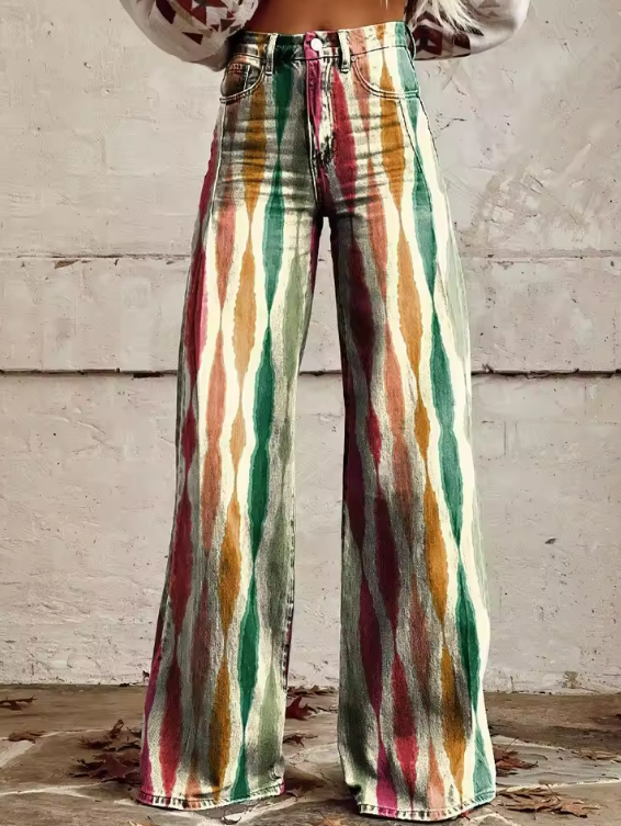 ISABELLA | Bohemian Vintage Pants with Retro and Elegant Charm