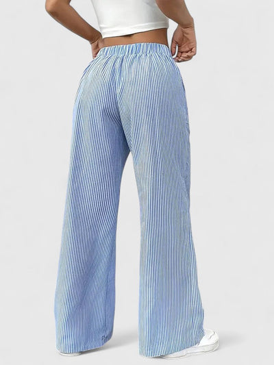 Dominique™ | Comfortable Wide Trousers with Elegant Details
