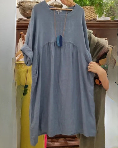 Mandira™ | Cotton & Linen Dress