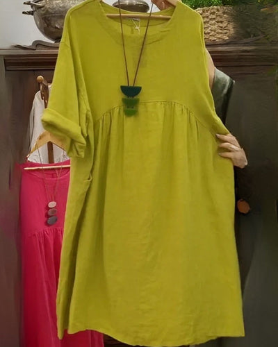 Mandira™ | Cotton & Linen Dress