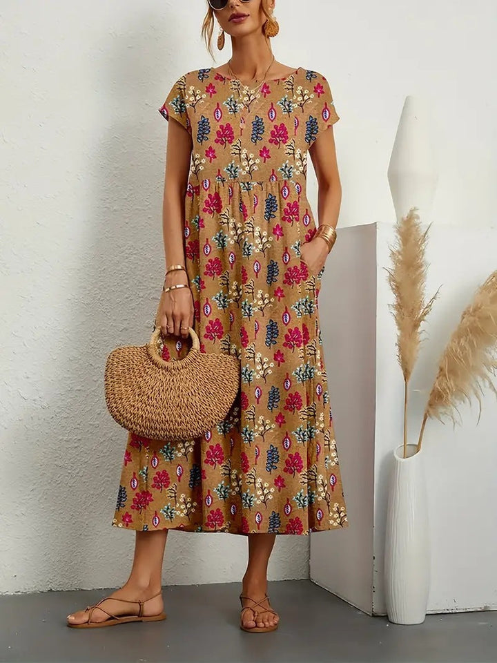 Roselle™ | Chic Floral Dress