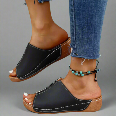 Clemensia | Handcrafted Wedge Sandals in Premium Materials