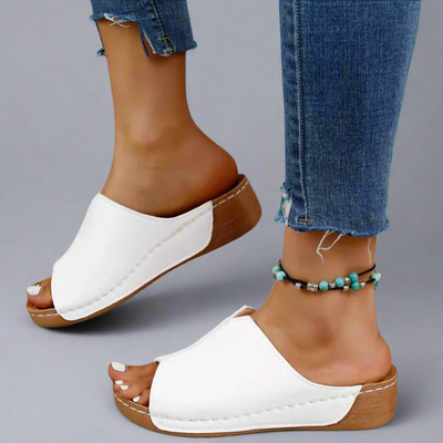 Clemensia | Handcrafted Wedge Sandals in Premium Materials