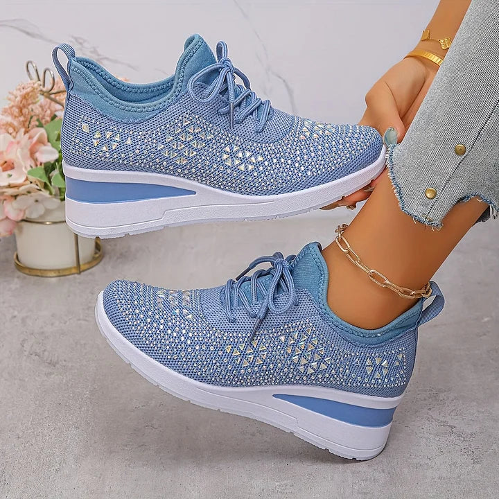Giselle™ | Orthopaedic Sneakers with Sparkling Rhinestones