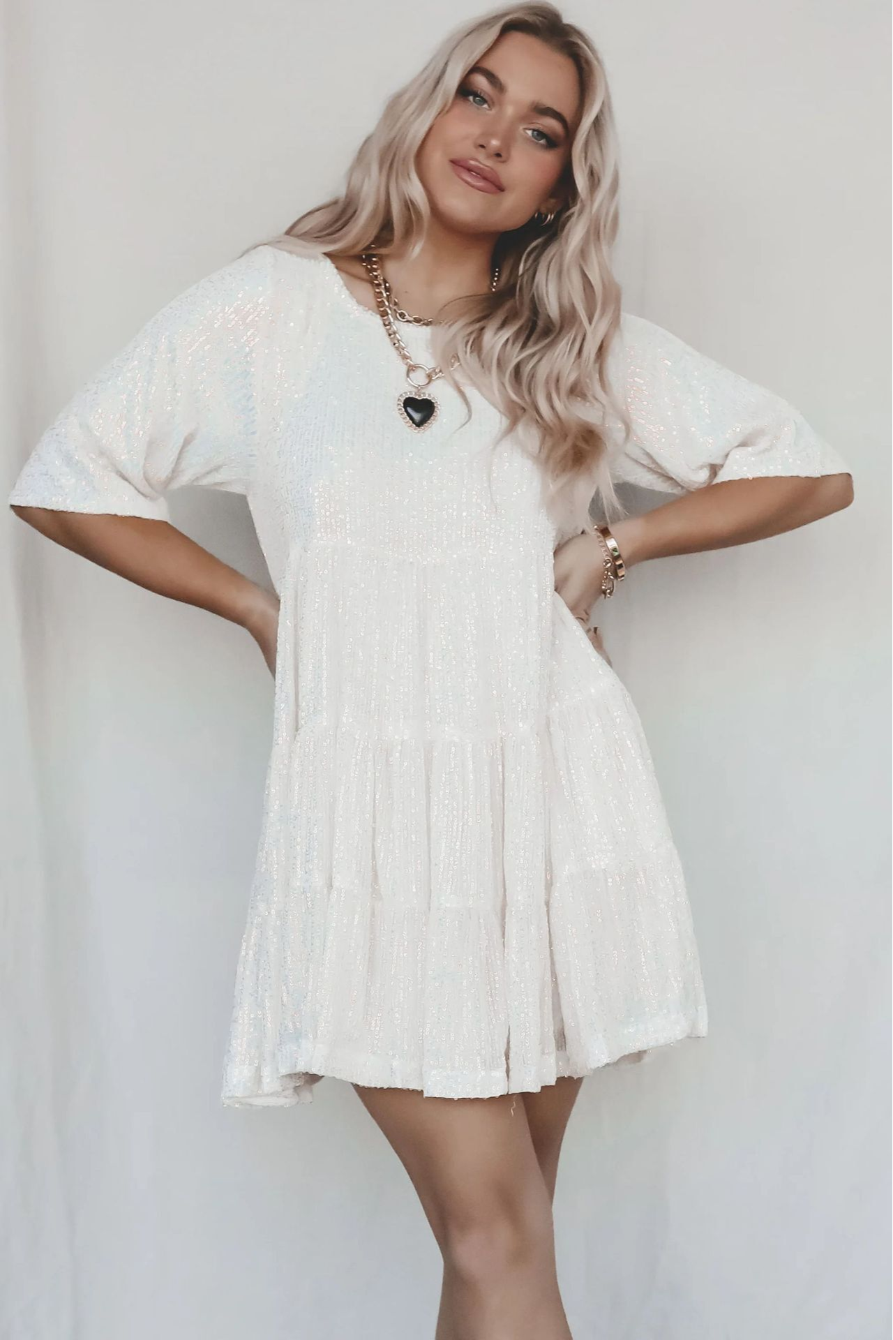 Lilia™ | Elegant Loose Party Dress with Sequins