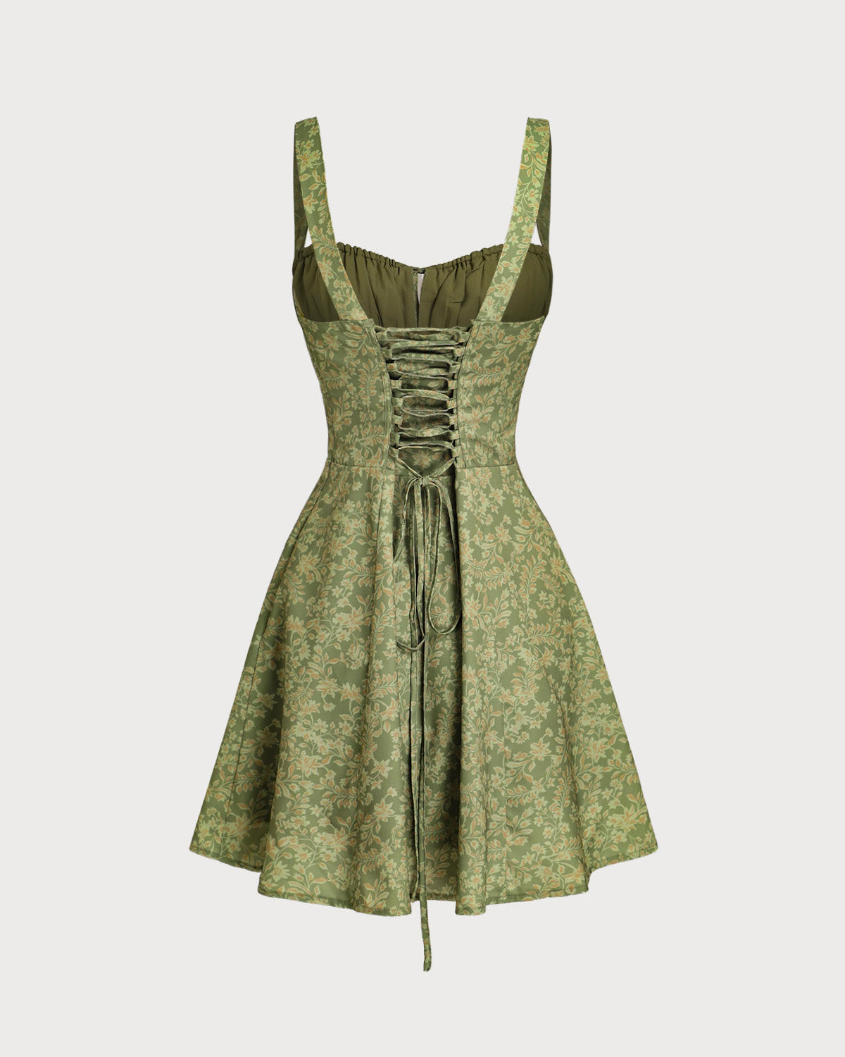 Riha™ | Floral Ruched Slip Mini Dress