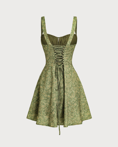 Riha™ | Floral Ruched Slip Mini Dress