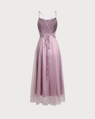 Riho™ | Mesh Flowy Slip Midi Dress