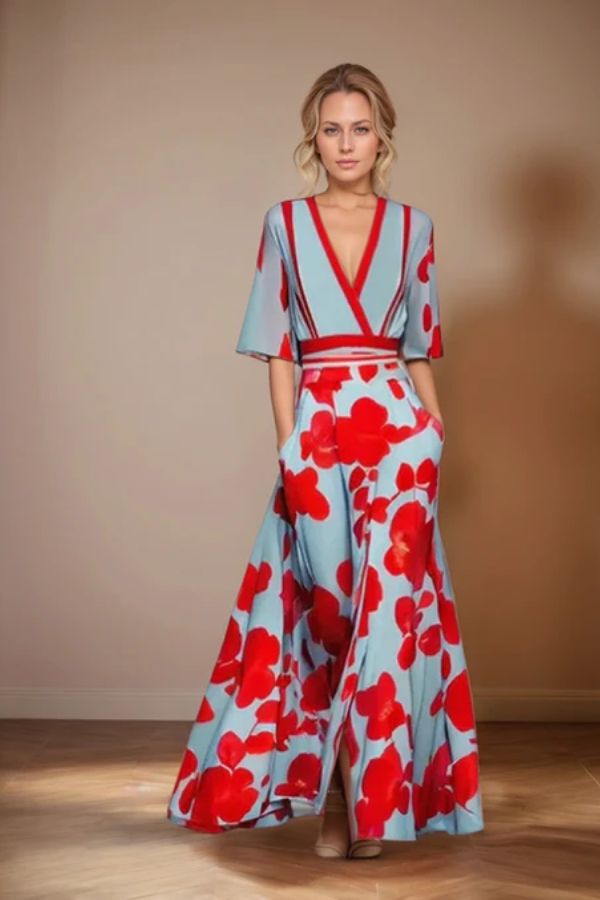 Isabella™ | Timeless Elegance Floral Dress