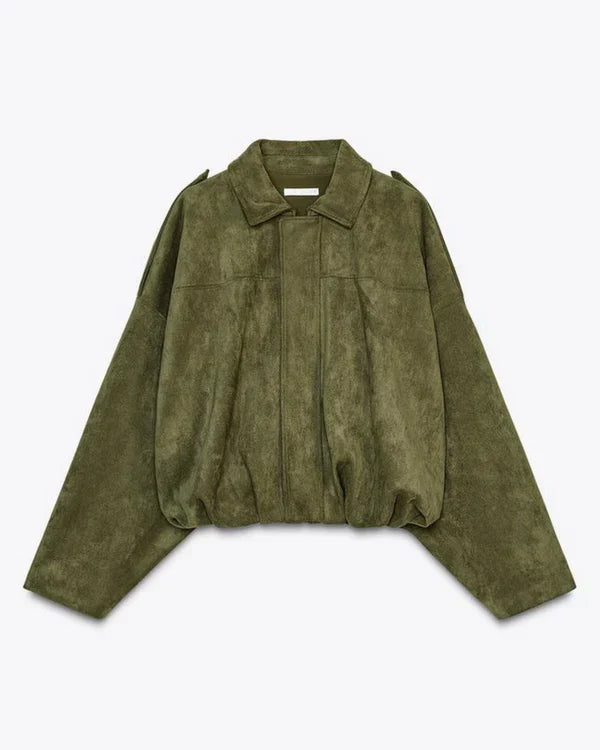 Lumière™ | Faux Suède Bomberjacket