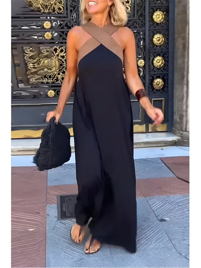 Delphine™ | Elegant Cross-Over Dress