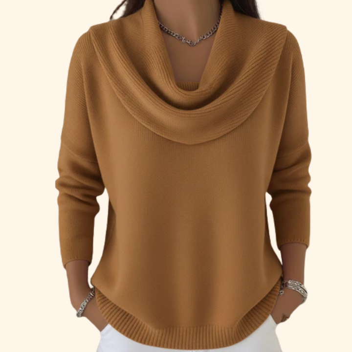 Laura™ | Soft Cowl-Neck Sweater
