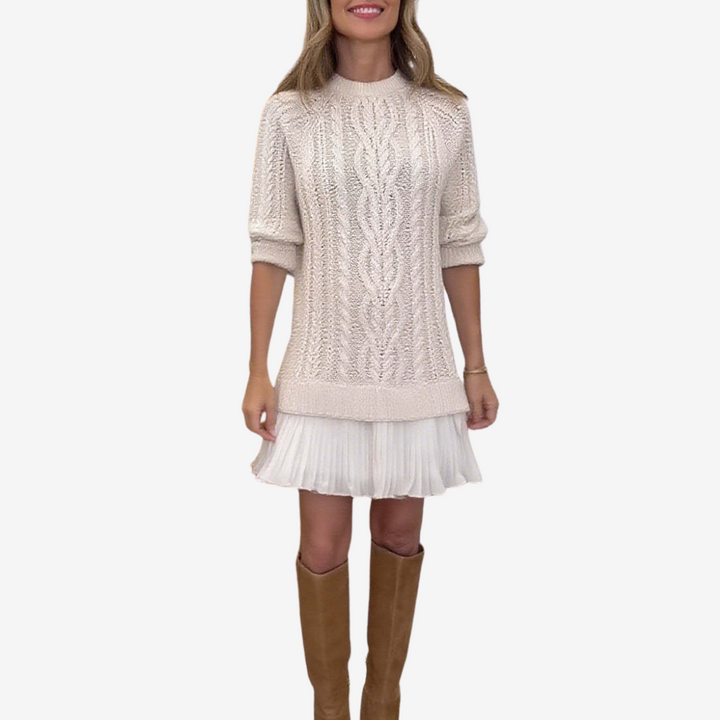 Gaëlle™ | Knitted Sweater Dress