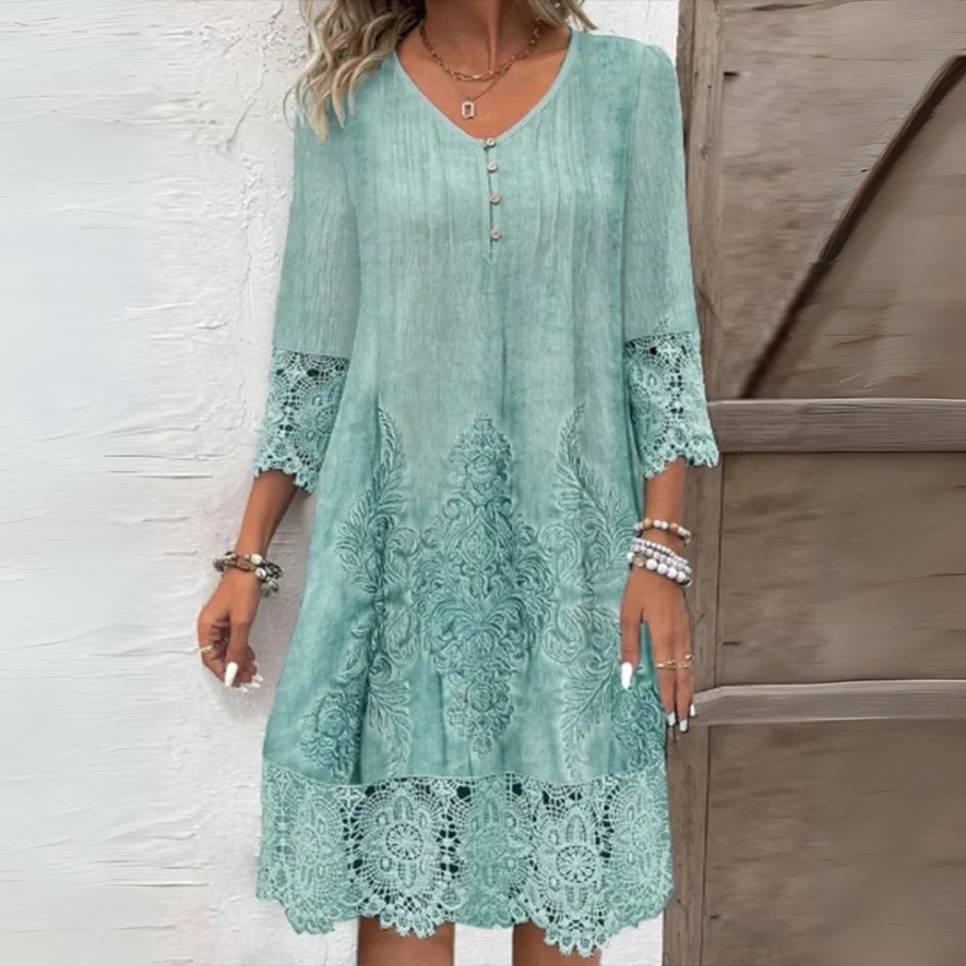 Helle™ | Lace Dress for a Natural Elegance