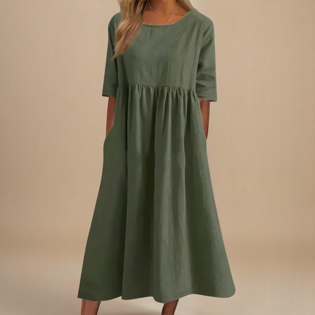 Soof™ | Flattering Cotton Dress