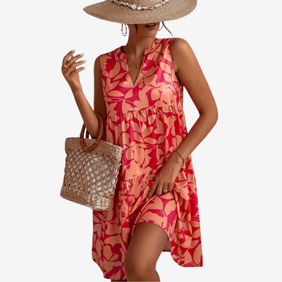 Noréa™ | Midi Flared Floral Dress