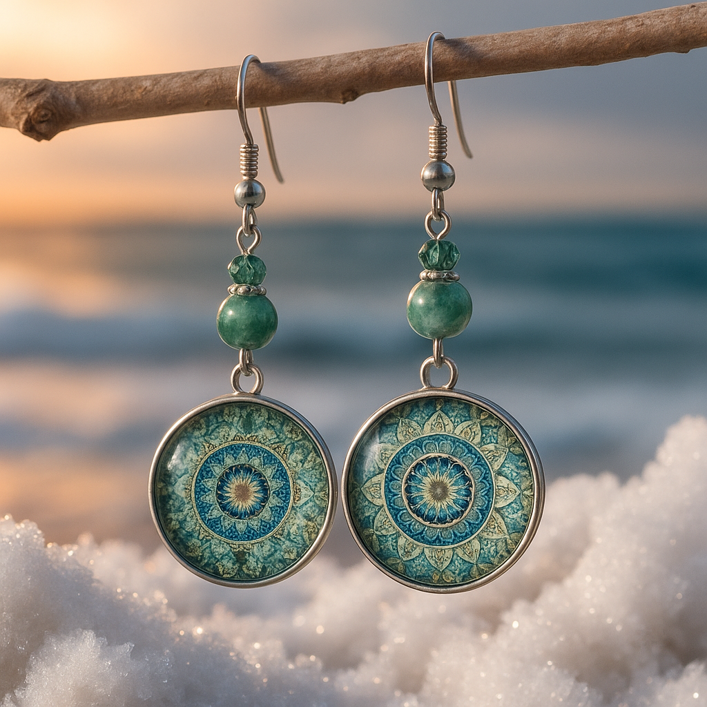 Charybdis Ocean Eye Earrings