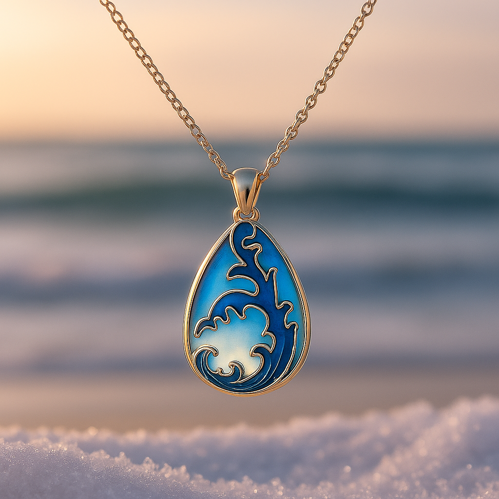 Marine Spirit Necklace with Pearl