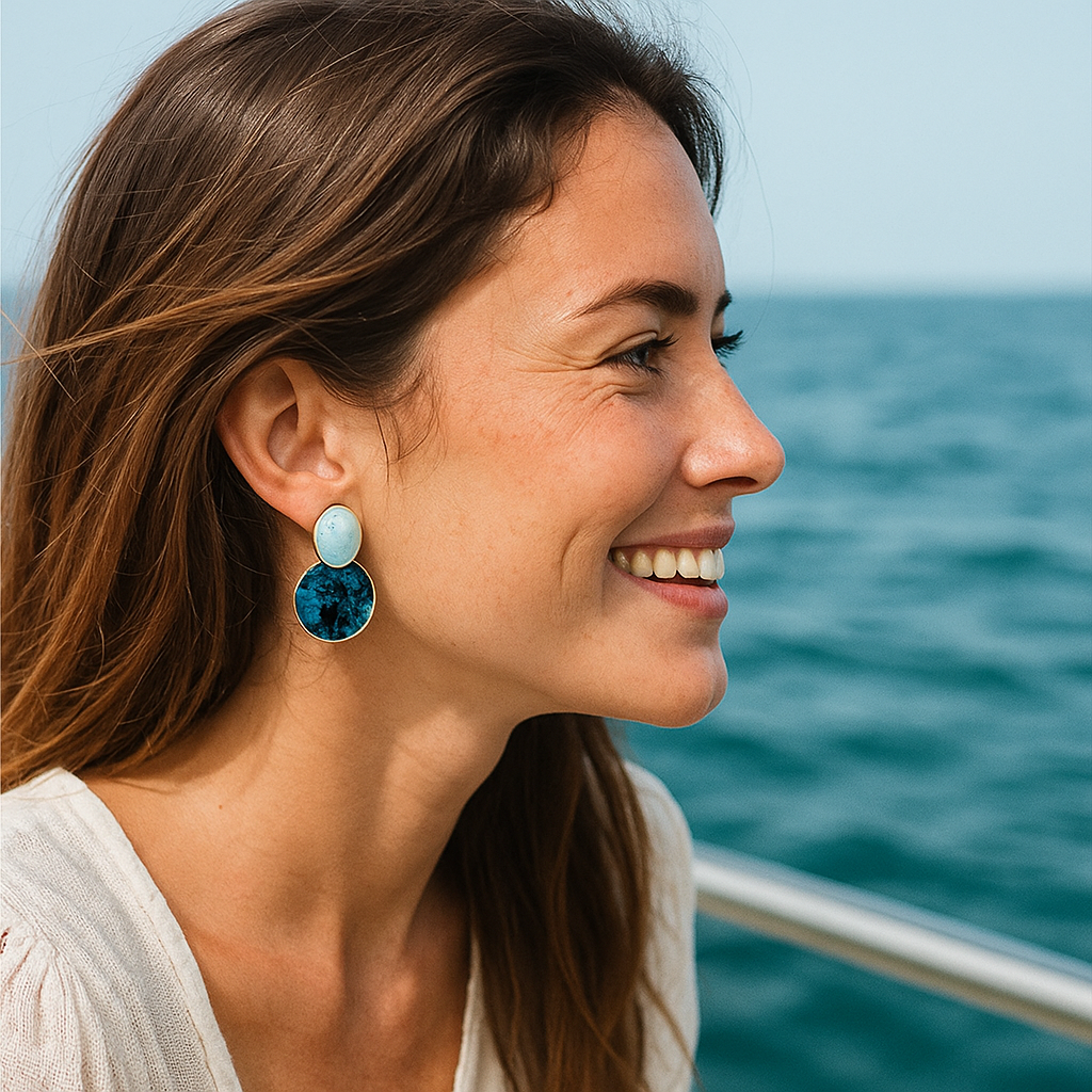 Eliara Sky and Sea Earrings