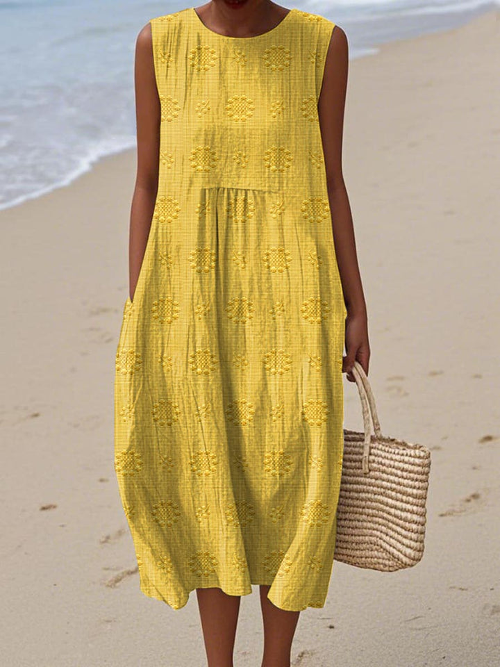 Vibeke™ | Elegant Sleeveless Dress with Functional Pockets