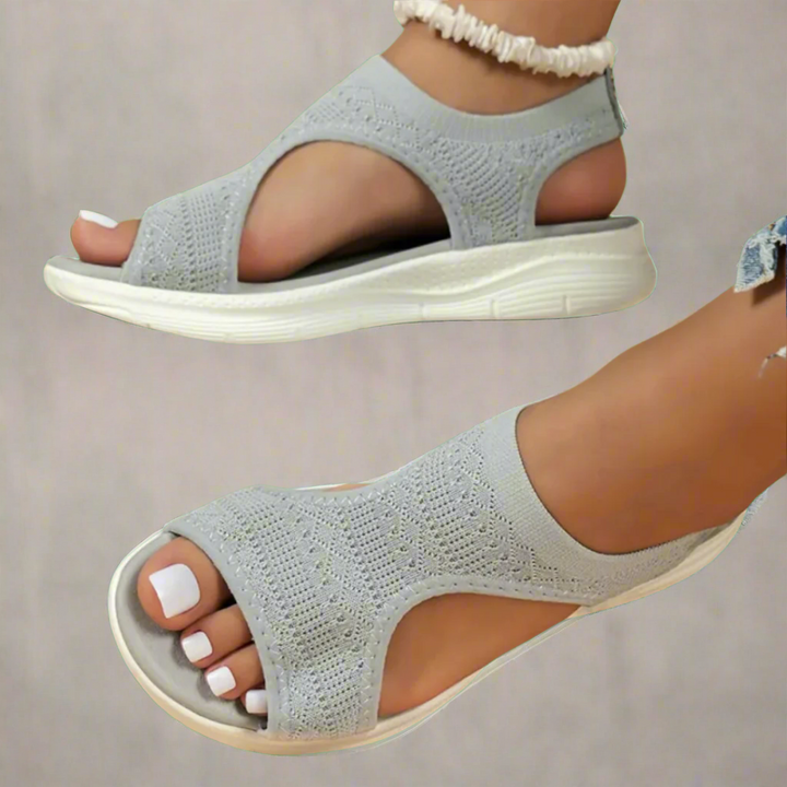 Amelie | Handmade Wedge Sandals in Premium Material
