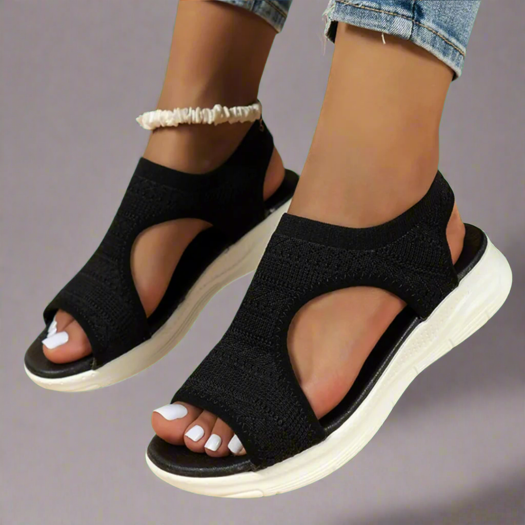 Amelie | Handmade Wedge Sandals in Premium Material