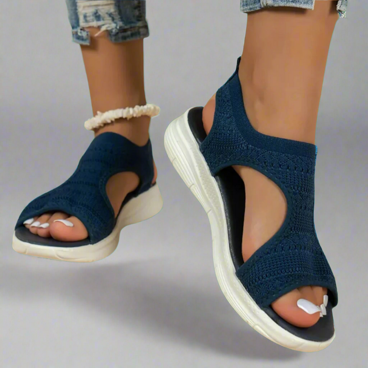 Amelie | Handmade Wedge Sandals in Premium Material