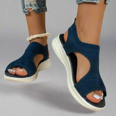 Amelie | Handmade Wedge Sandals in Premium Material