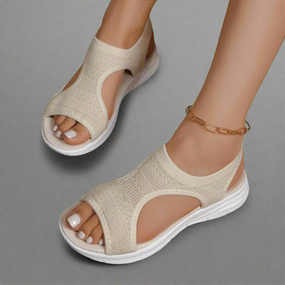 Amelie | Handmade Wedge Sandals in Premium Material