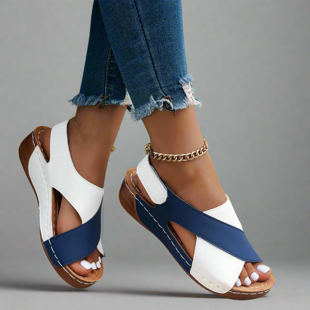 Gabriele | Handmade Wedge Sandals in Premium Material