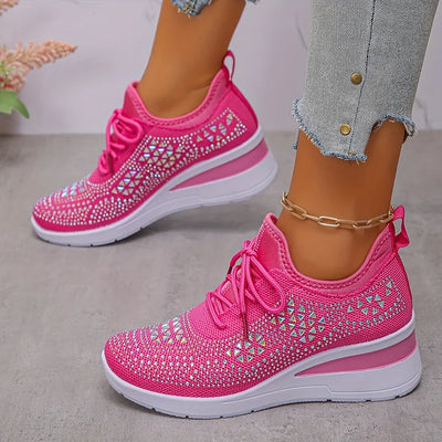 Giselle™ | Orthopaedic Sneakers with Sparkling Rhinestones