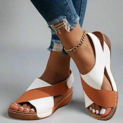 Gabriele | Handmade Wedge Sandals in Premium Material