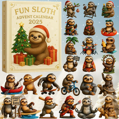 🦥🎄 Funny Sloth Advent Calendar 2025
